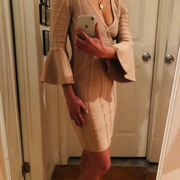 Herve Léger XS Champagne color - Picture 4 of 5